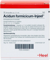 ACIDUM FORMICICUM INJEEL Ampullen