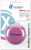 MIRADENT Zahnseide Mirafloss Implant CHX fine