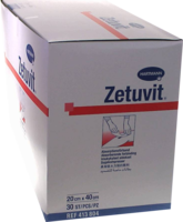 ZETUVIT Saugkompressen unsteril 20x40 cm