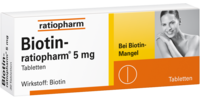 BIOTIN-RATIOPHARM 5 mg Tabletten